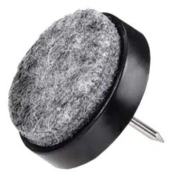 One Stop DIY Lot de 1000 patins de protection pour sol Noir 24 mm