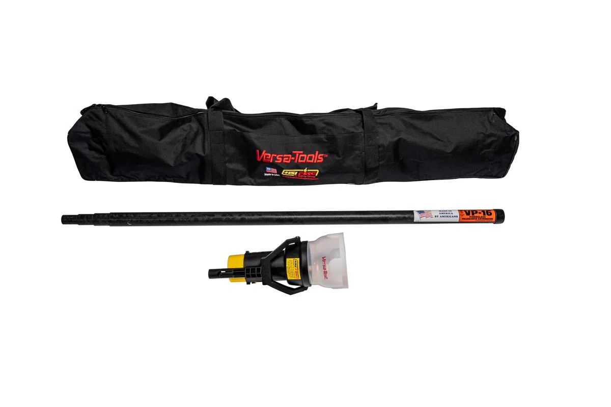 Baguette de test (outil de test pour détecteur de fumée) Longueur 5 m avec sac de transport VersaTools®