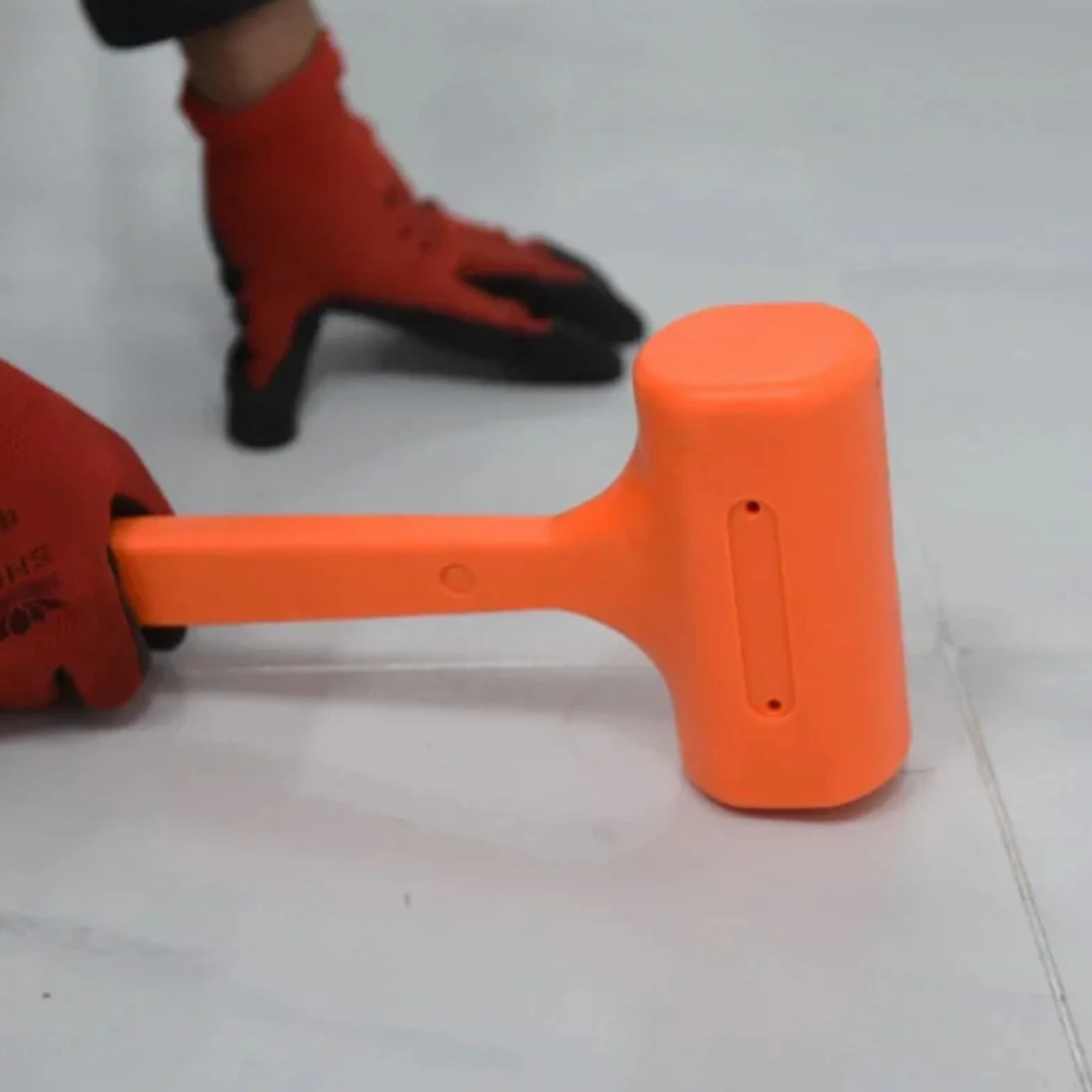 Maillet en Caoutchouc Noir, Rubber Dead Blow Mallet 0.5-4 LB(2 LB)