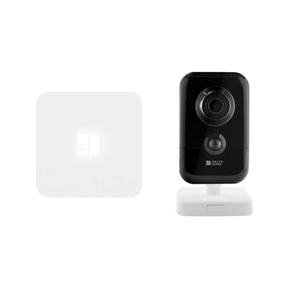 Delta Dore Pack Tycam 1100 connecté avec caméra de sécurité intérieure connectée et Box domotique. Système de sécurité | sans abonnement | détection de Mouvement | Garantie 5 Ans – 6410193