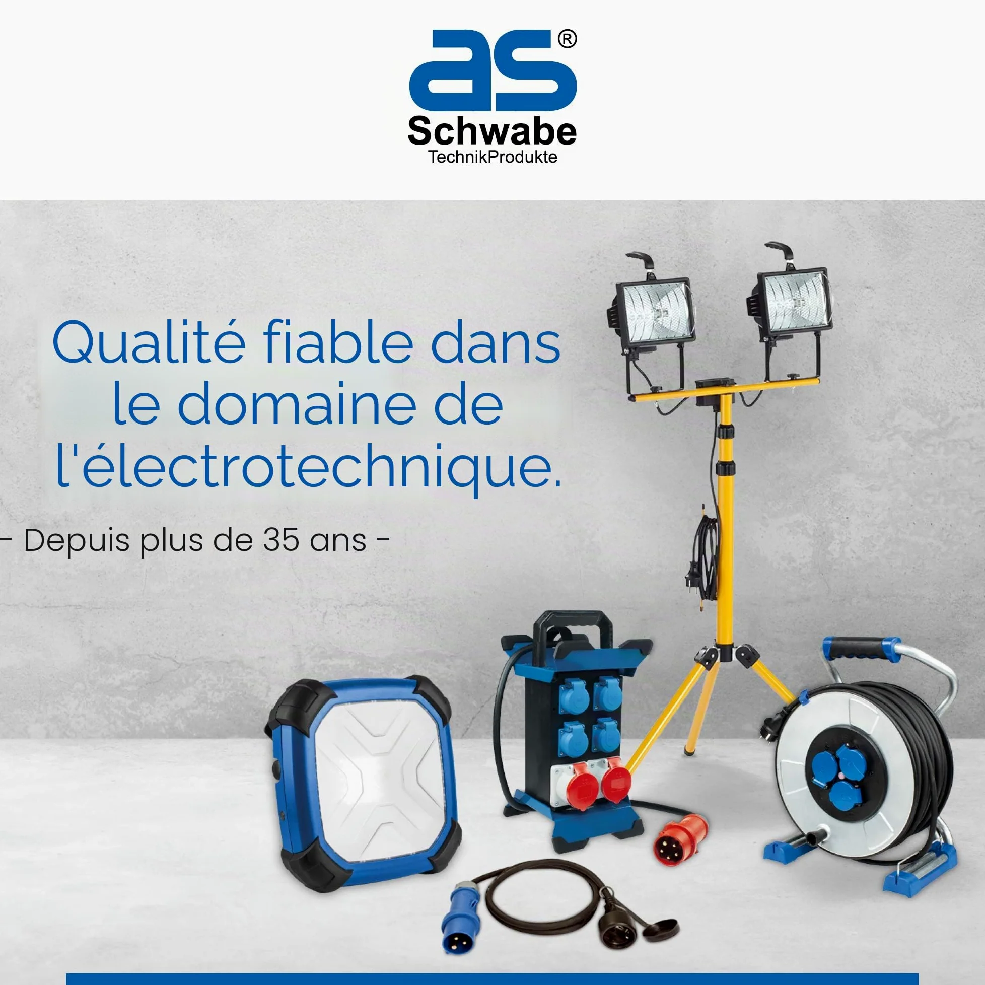 as - Schwabe Bloc d'alimentation portable STECKY DUO 2 - Fiche CEE 400 V/16 A/5 broches - 8 x Schuko, 2 x CEE 16 A, 2 ports USB - Adaptateur mobile - Répartiteur pour l'intérieur et l'extérieur - IP44