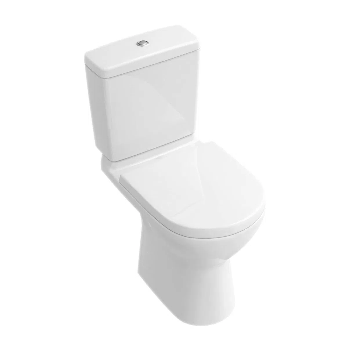 Villeroy & Boch O.novo, Combipack WC à poser modèle sur pied, céramique blanc